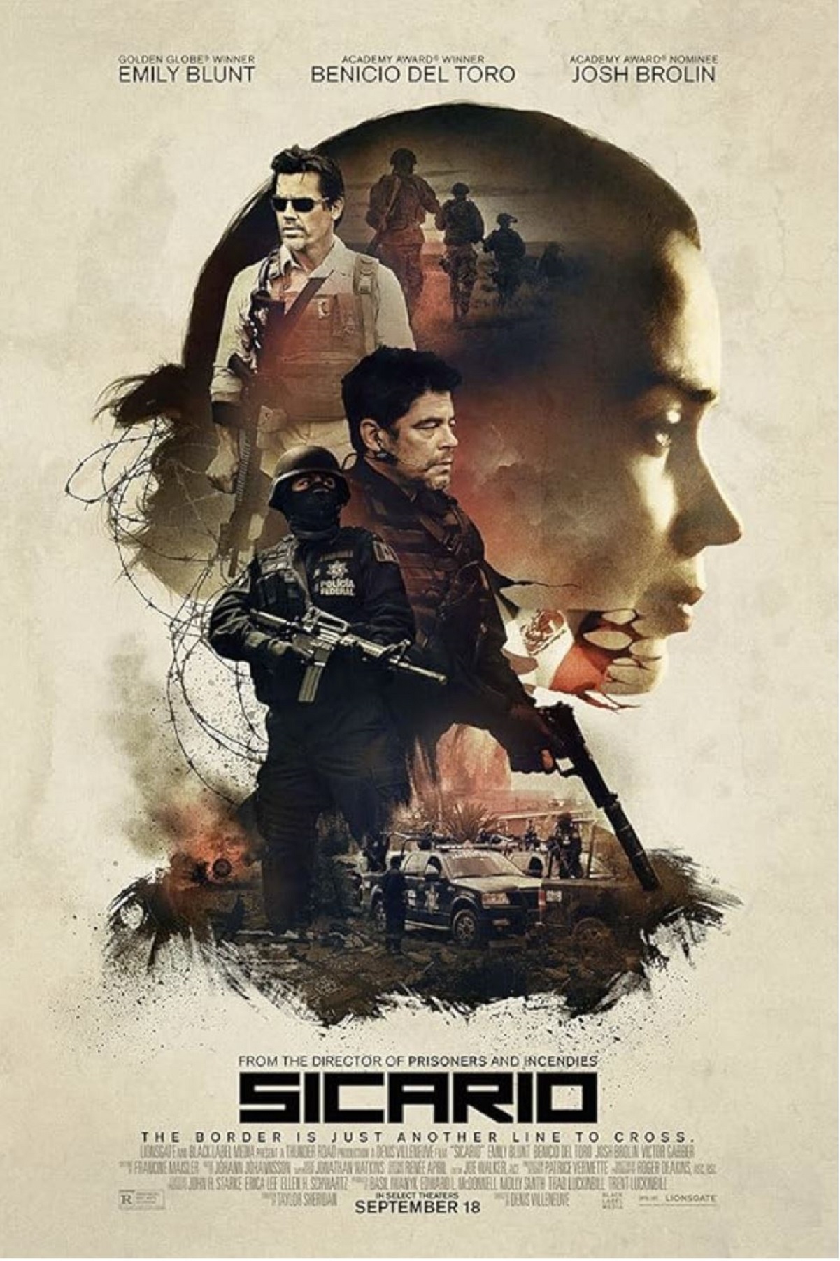 Sicario movie poster and review 2015