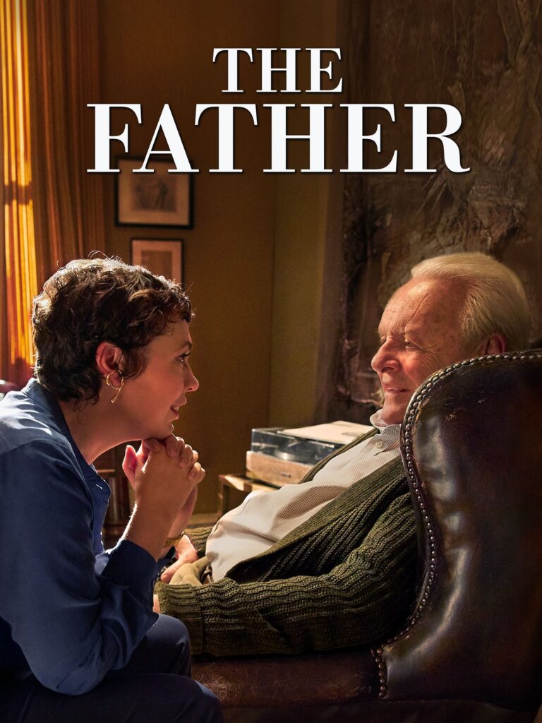 Olivia Coleman and Anthony Hopkins on the cover of The Father