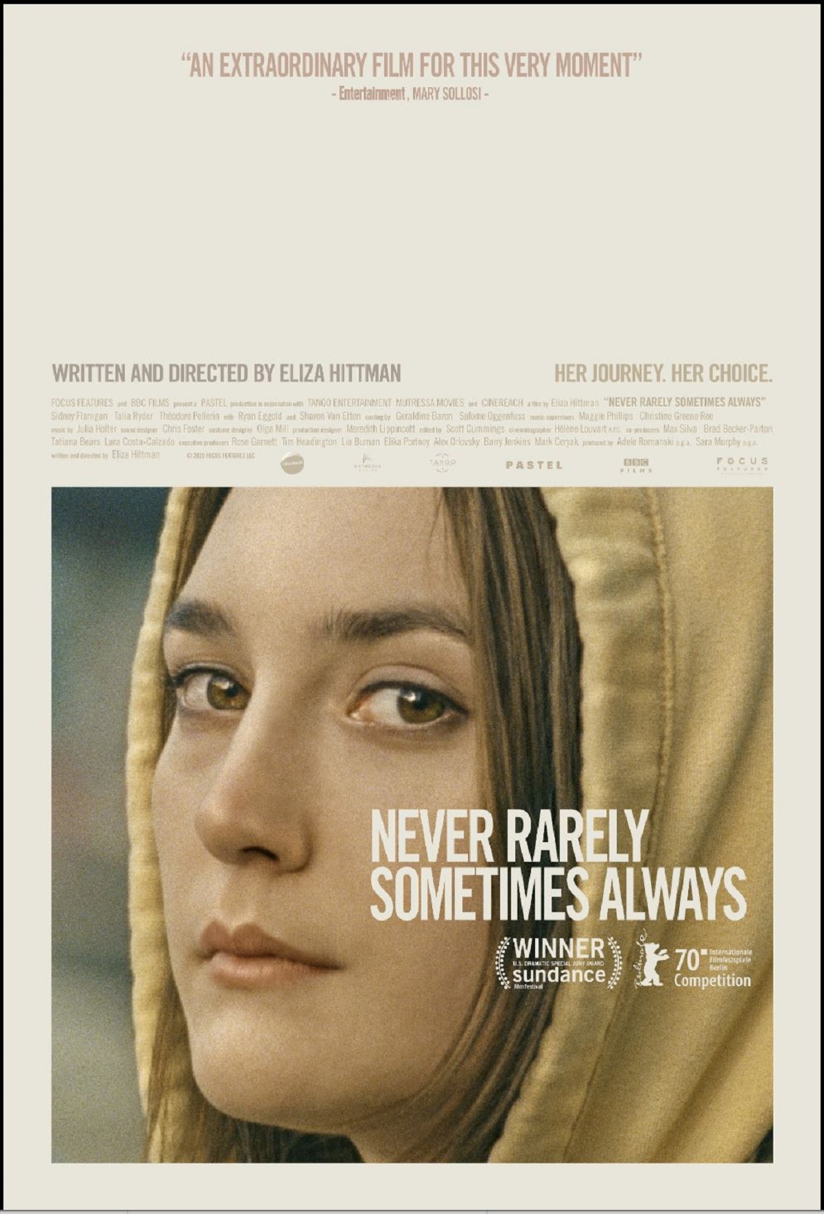 Never Rarely Sometimes Always Movie Review and Poster 2020