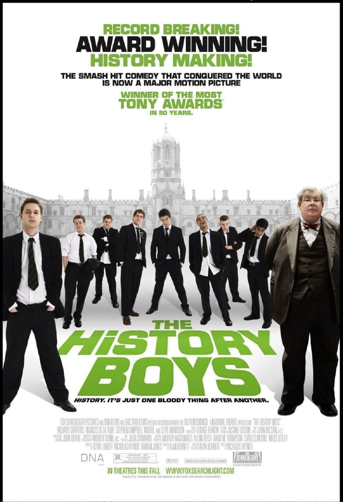 The History Boys Movie Review and Poster 2006
