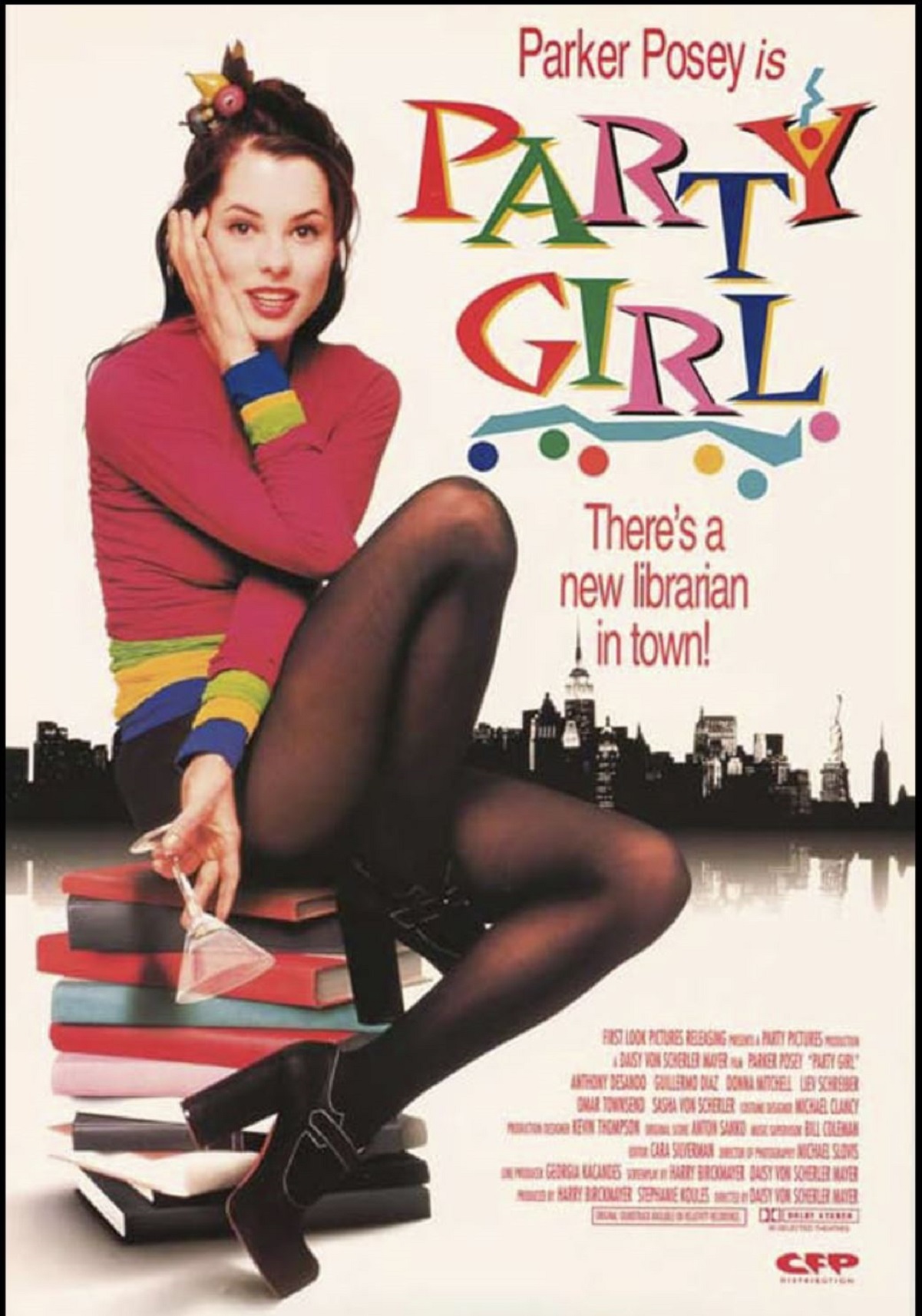 Party Girl Movie Review and Poster 1995