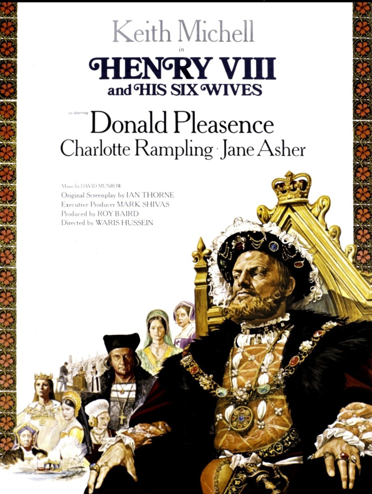 Henry VIII and His Six Wives Movie Review and Poster 1972