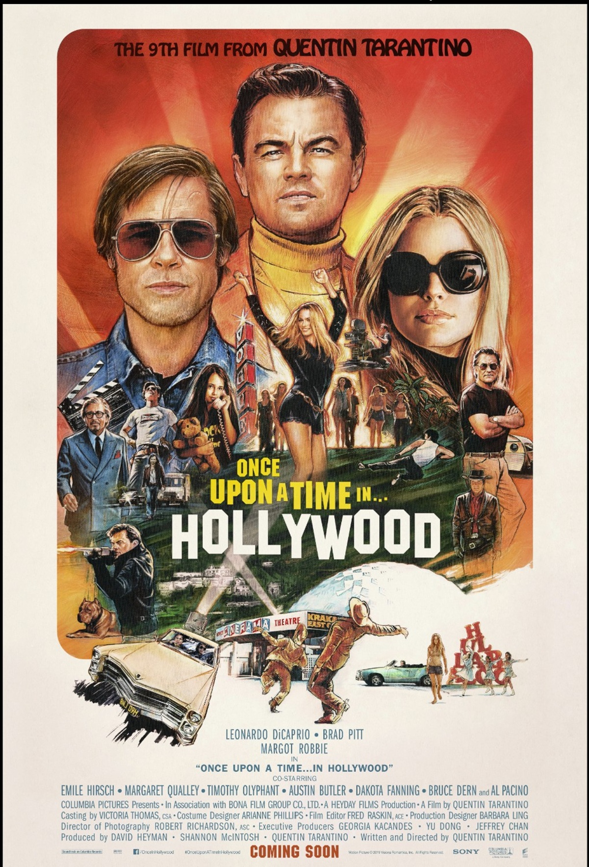 Once Upon A Time In... Hollywood Movie Review and Poster 2019