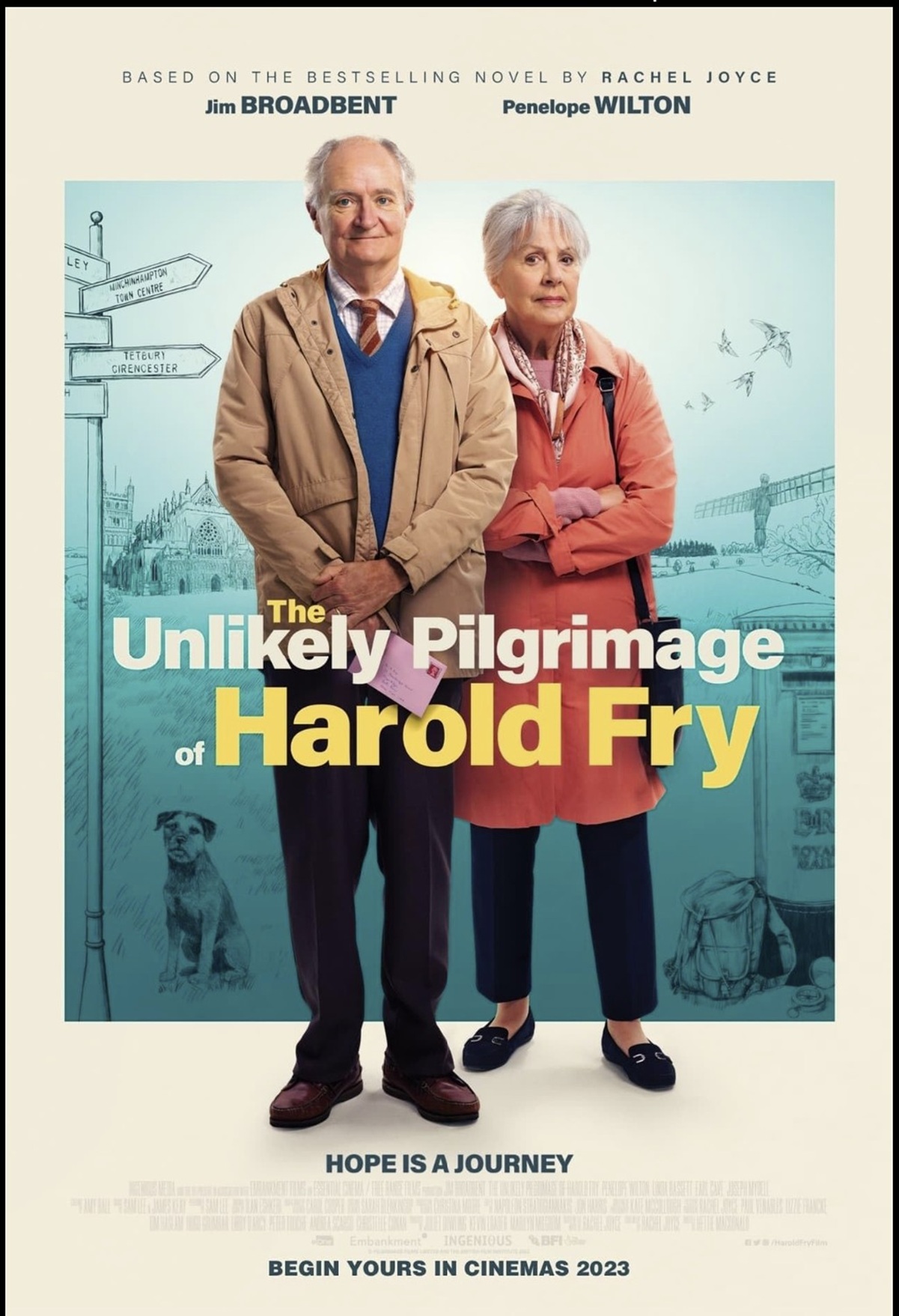 The Unlikely Pilgrimage Of Harold Fry Movie Review and Poster 2023