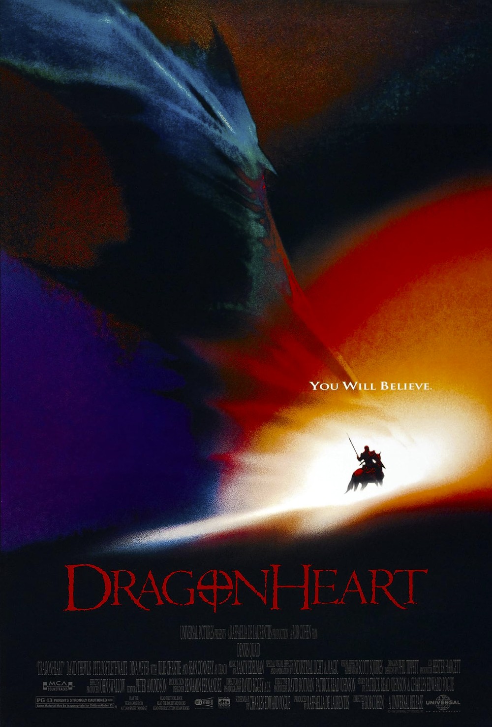 Dragonheart Movie Review and Poster 1996