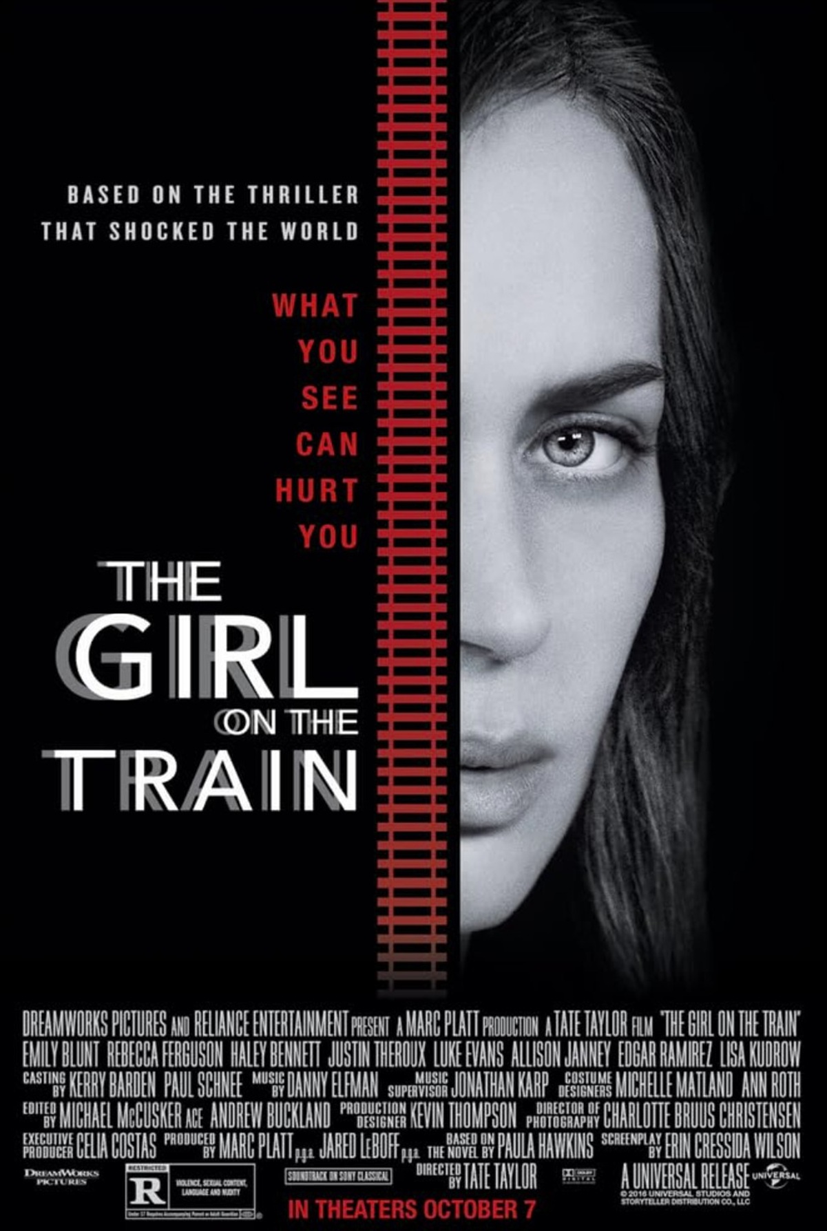 The Girl On The Train Movie Review and Poster 2016