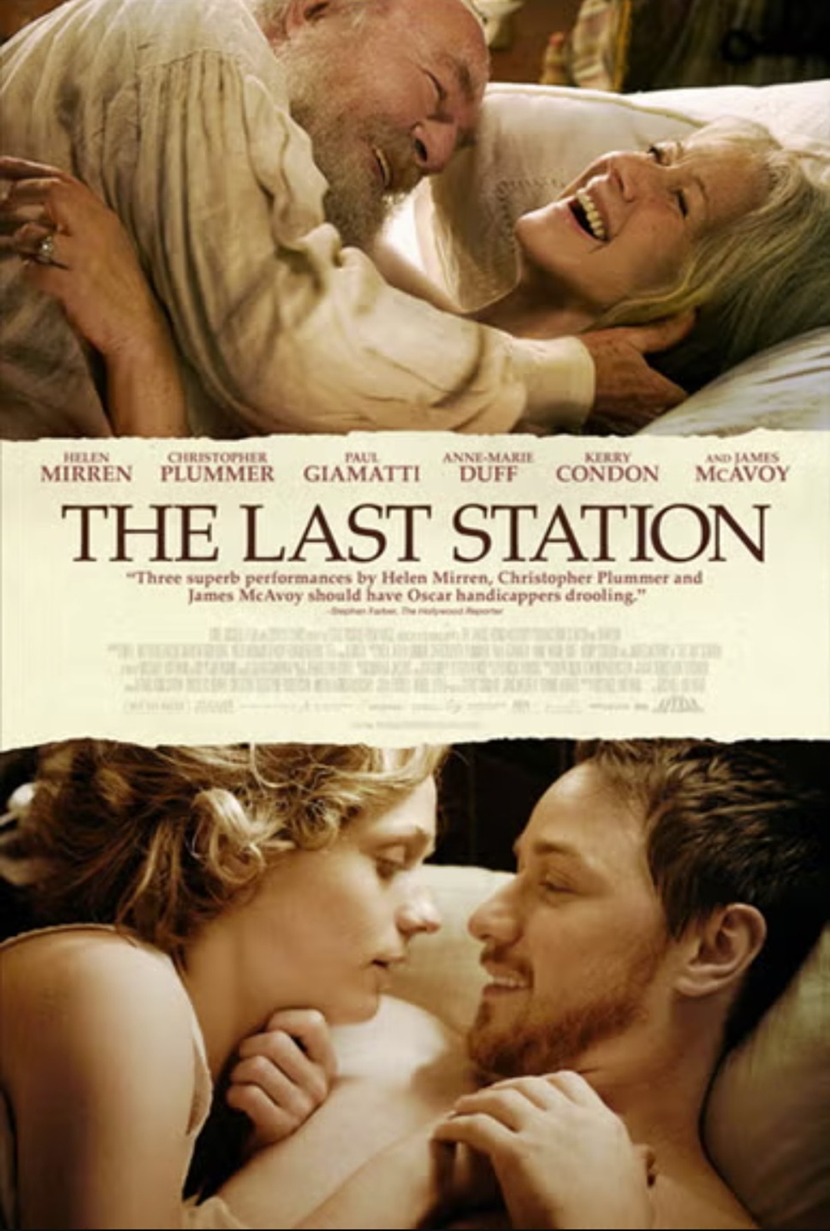 The Last Station Movie Review and Poster 2008